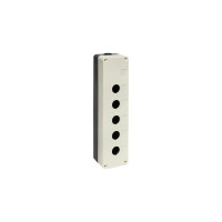 Пластиковый корпус EKF КП105, 5 кнопок, белый cpb-105-w