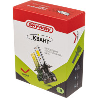 Автолампа-LED SKYWAY аналог ксенона H1MINI 12/24V 13W 6000K 1500Lm 1-конт комп.2 шт S08701012