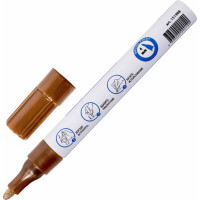Лаковый маркер-краска BRAUBERG EXTRA paint marker 4 мм, медный, улучшенная нитро-основа, 151988