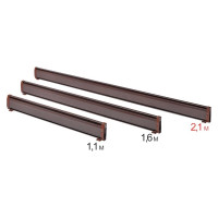 Электрический плинтусный обогреватель Mr.Tektum SmartLine 2,1м 900Вт коричневый AG-SMART21-BRL