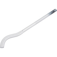 Кронштейн штыревой Uni-Fitt 7х180 плоский, эмалированный, с дюбелем 10х75 870W0718