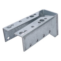 Держатель балки ALBERTS перфорированный, цинк, 40x110 мм 353926