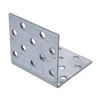 Крепежный равносторонний перфорированный уголок СВК 50x50x50 толщина 1,8 мм SVK-PFL50505018 Н0000026039