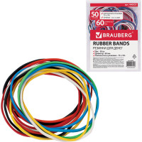 Банковские универсальные резинки BRAUBERG 50 г, 440035