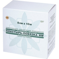 Пластырь-повязка рулонная LEIKO 5х1000 см на нетканой основе липкий бинт 132824 630269