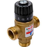 Термосмесительный клапан Uni-Fitt Н 3/4" 20-43 С, Kvs 1,6, боковое смешение 351G0130