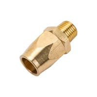 Соединитель резьбовой 1/4 с зажимом для шланга 8х12 мм ROCKFORCE RF-B1280/2(15059)