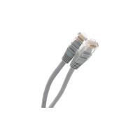 Литой патчкорд Telecom UTP, категория 5е, 30,0м, серый NA102--30M