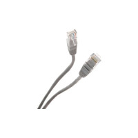 Литой патчкорд Telecom UTP, категория 5е, 5,0м, серый NA102--5M