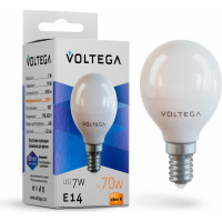 Светодиодная лампа VOLTEGA Шар Е14 2800К 7W 7054