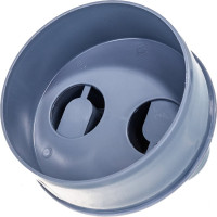 Канализационный аэратор RTP 110, вакуумный клапан, серый 36293