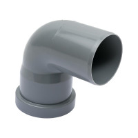 Канализационный отвод АТЛАС ПЛАСТ 90 градусов DN 50 SPCEB9000050