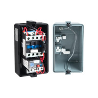 Пускатель в корпусе EKF PROxima IP65, КМЭ, 25А, 400В, с РТЭ Ir-17-25А и индикатором ctrp-r-25-400v-led