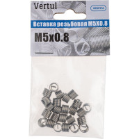 Резьбовая вставка VERTUL M5X0.8 25 шт VR50727A