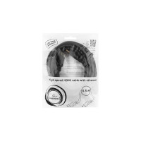 Кабель Cablexpert серия Light HDMI v1.4, 19M/19M, 4.5м, позол.разъемы, экран, черный CC-HDMI4L-15