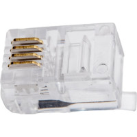 Коннекторы SUPRLAN 4P4C /RJ-11/ /100 pcs/ 10-0229