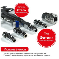 Набор быстросъемных соединений №8 HUBERTH RP208308