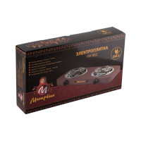 Электроплитка Матрёна МА-062, коричневый, ТЭН, 2 конфорки 006058