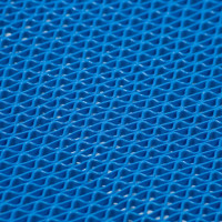 Коврик-дорожка SUNSTEP ПВХ, Zig-Zag, 5мм 0,9х12 м, синий 39-686