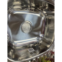 Врезная мойка mixline 48х58х18 см, 0.8, левый выпуск 3 1/2, с сифоном 535617
