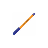 Ручка 50 шт в упаковке Staff шариковая EVERYDAY BP104 СИНЯЯ шестигран. корпус оранж. узел 1ммлиния 05мм  142661