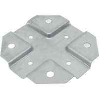 Краб-система Конструкция Нова Х-образный, оцинк, 20x20 мм, 100 шт. 2947676
