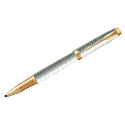 Parker Ручка-роллер IM Premium Pearl GT черная,0,8мм,подар. уп. 2143646