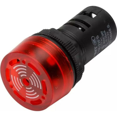 CHINT Сигнализатор звуковой ND16-22FS d22мм красн. LED AC 220В (R) 593399