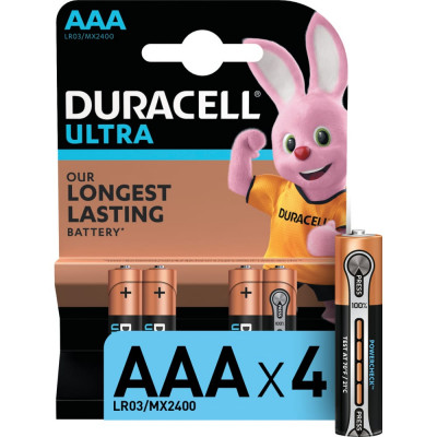 Батарейки Duracell LR03-4BL Ultra Power Б0038762