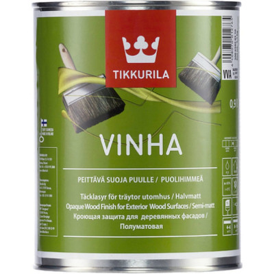 Tikkurila VINHA антисептик кроющий, водоразбавляемый, полуматовый, база A 9 22092