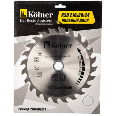 Диск пильный Kolner SD210*30*24