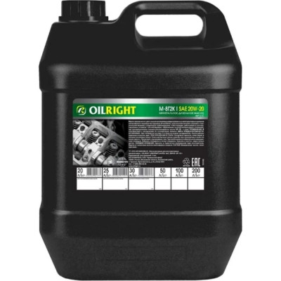 Моторное масло OILRIGHT М8Г2К 2488