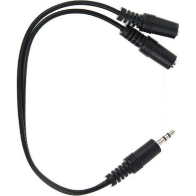 VCOM Кабель-адаптер 3.5ST/M//2*3.5 ST/F/, 0.2метра CV203 CV203-0.2M