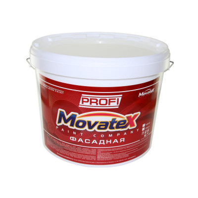 Movatex Краска водоэмульсионная PROFI фасадная 15кг Т04760