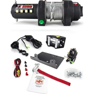 Master-Winch Лебедка электрическая для квадроцикла MW X 3500 12V 4.01.02.03