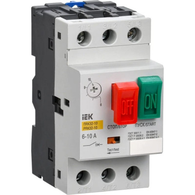 IEK Выключатель авт. защиты двиг. ПРК 32-10 In10A Ir6-10A Ue 660В ИЭК DMS11-010