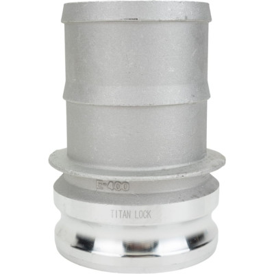 TITAN LOCK Камлок соединение типа E ниппель с хвостовиком алюминий TL400EAL