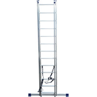 Лестница алюминиевая Алюмет 2х13 ступеней двухсекционная универсальная H2 5213