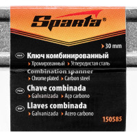 Комбинированный ключ 30 мм SPARTA хромированный 150585