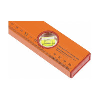 Алюминиевый уровень SPARTA,600 мм,3 глазка, желтый, линейка// 330235