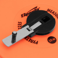 Геодезическая рулетка SPARTA 30 м, 12,5 мм, лента ПВХ, закрытый круглый корпус 312235