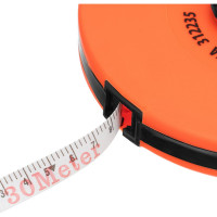 Геодезическая рулетка SPARTA 30 м, 12,5 мм, лента ПВХ, закрытый круглый корпус 312235