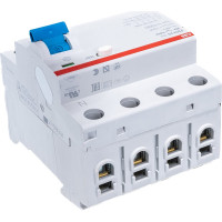 Выключатель дифференциального тока ABB 2CSF204001R1250 F204 4п AC 25A 30mA