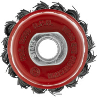 Щетка чашечная для УШМ (65 мм; М14; крученая проволока 0.8 мм) MATRIX 74621