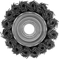 Щетка чашечная для УШМ (65 мм; М14; крученая проволока 0.8 мм) MATRIX 74621