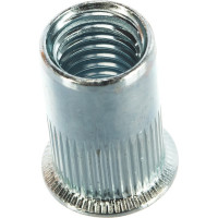 Заклепка с внутренней резьбой Kenner потайной бортик Белый цинк м10х1,5х21 180шт зрп10