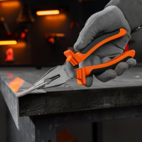 Комбинированные плоскогубцы SPARTA Comfort 200 мм, шлифованные, двухкомпонентные рукоятки 16971