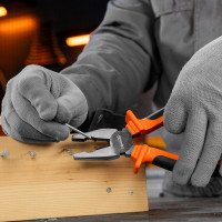 Комбинированные плоскогубцы SPARTA Comfort 200 мм, шлифованные, двухкомпонентные рукоятки 16971