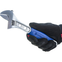 Разводной ключ 260мм, ширина захвата 35мм, двухкомпонентная рукоятка КОБАЛЬТ 244-957