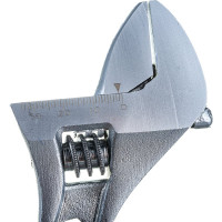 Разводной ключ 260мм, ширина захвата 35мм, двухкомпонентная рукоятка КОБАЛЬТ 244-957